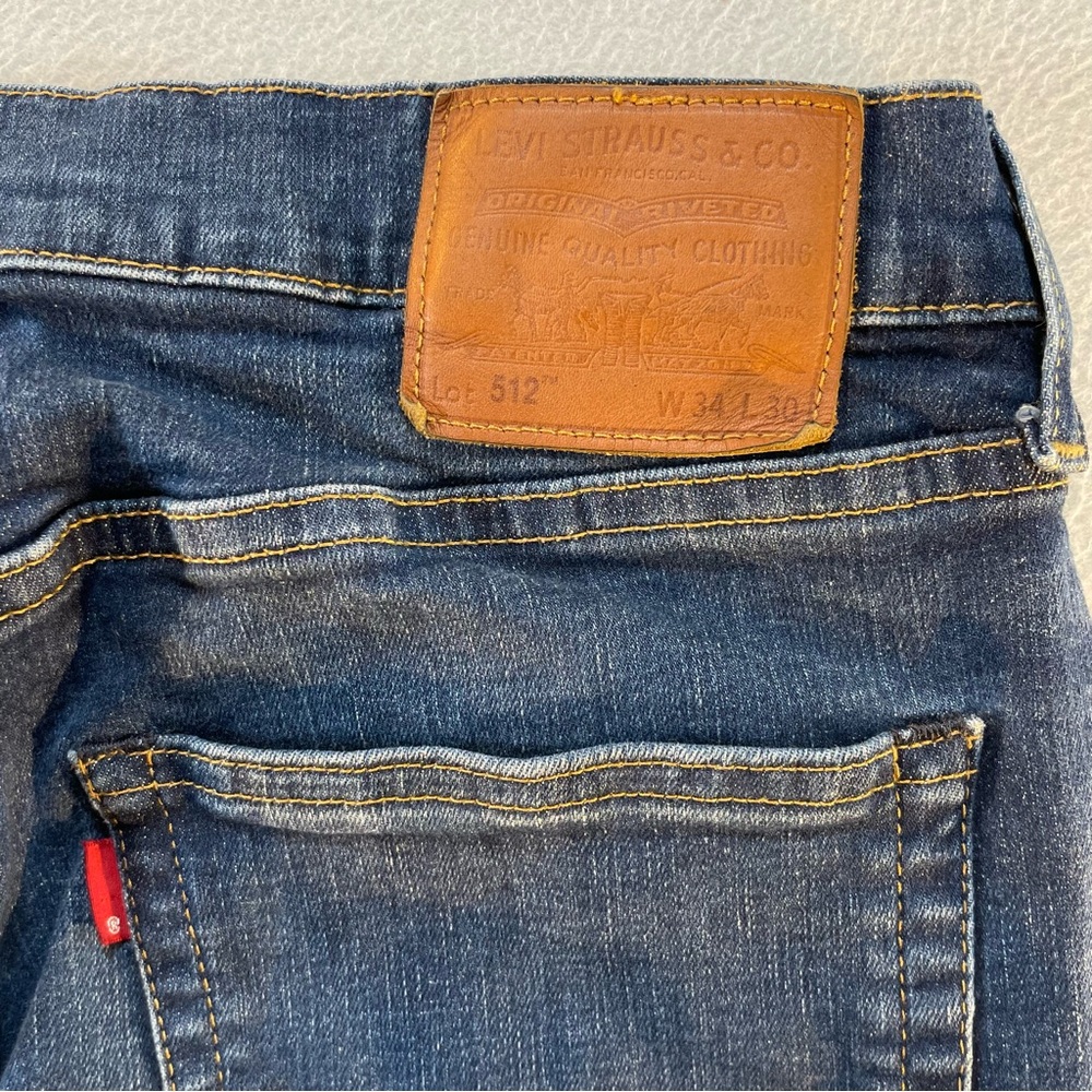 Levi’s Unisex 512 Denim Jeans Size W34 - L30